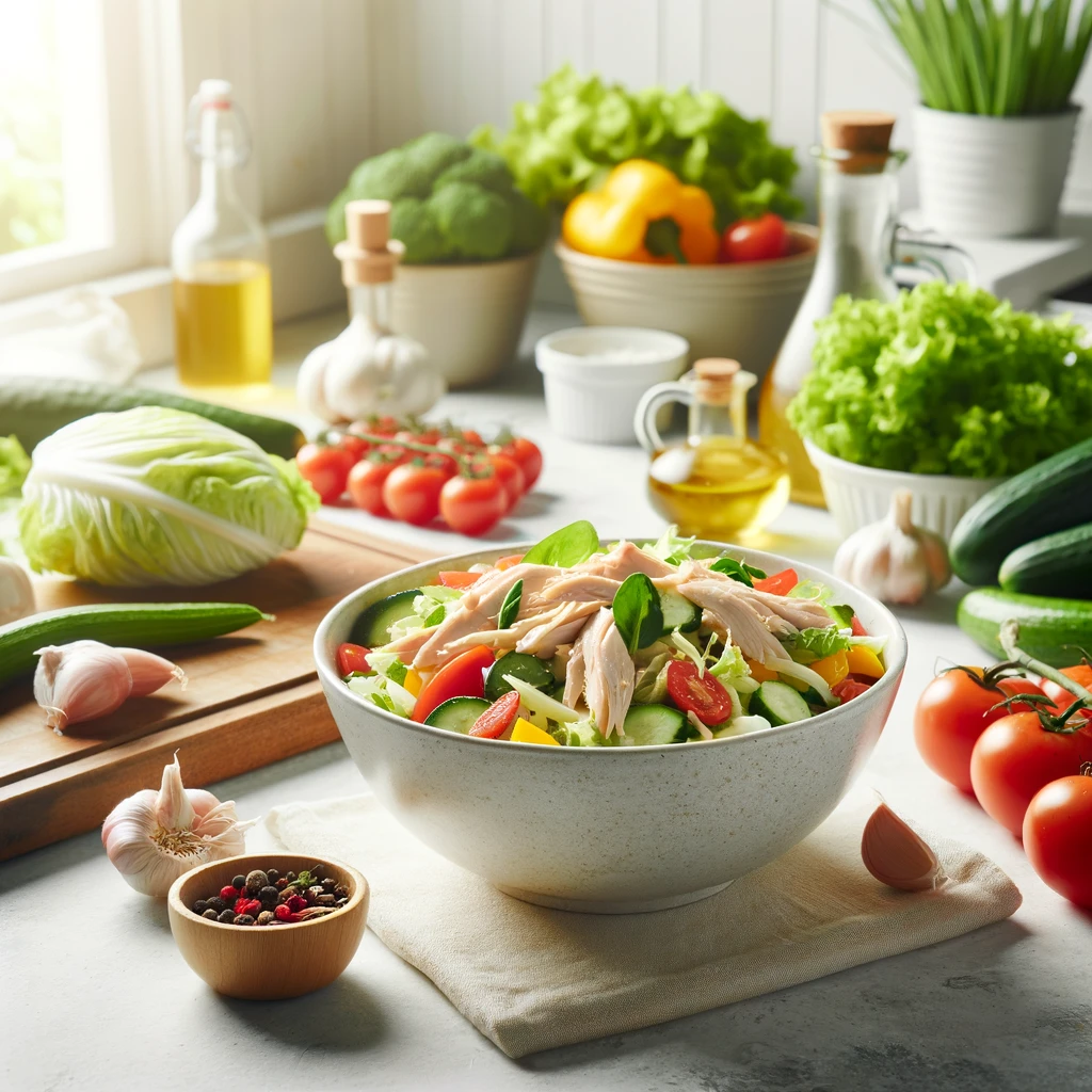 Homemade chicken salad