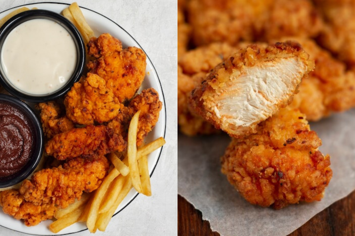 How are boneless wings made?