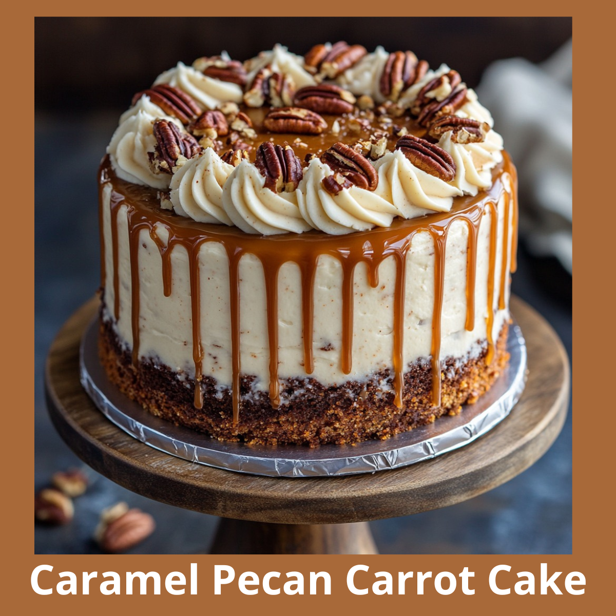 caramel pecan cake