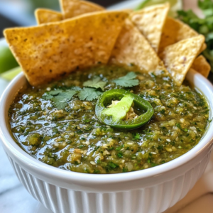 Cilantro-Lime Jalapeño Salsa Recipe 🌶️🥑