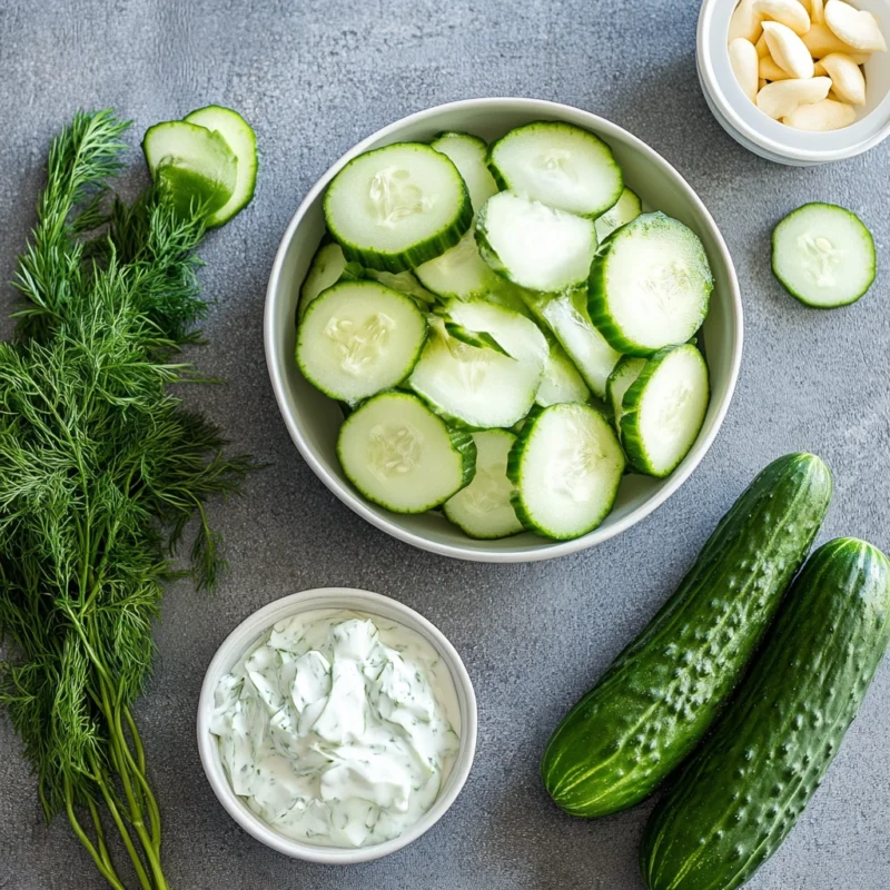 Creamy Cucumber Salad Recipe: Easy & Delicious