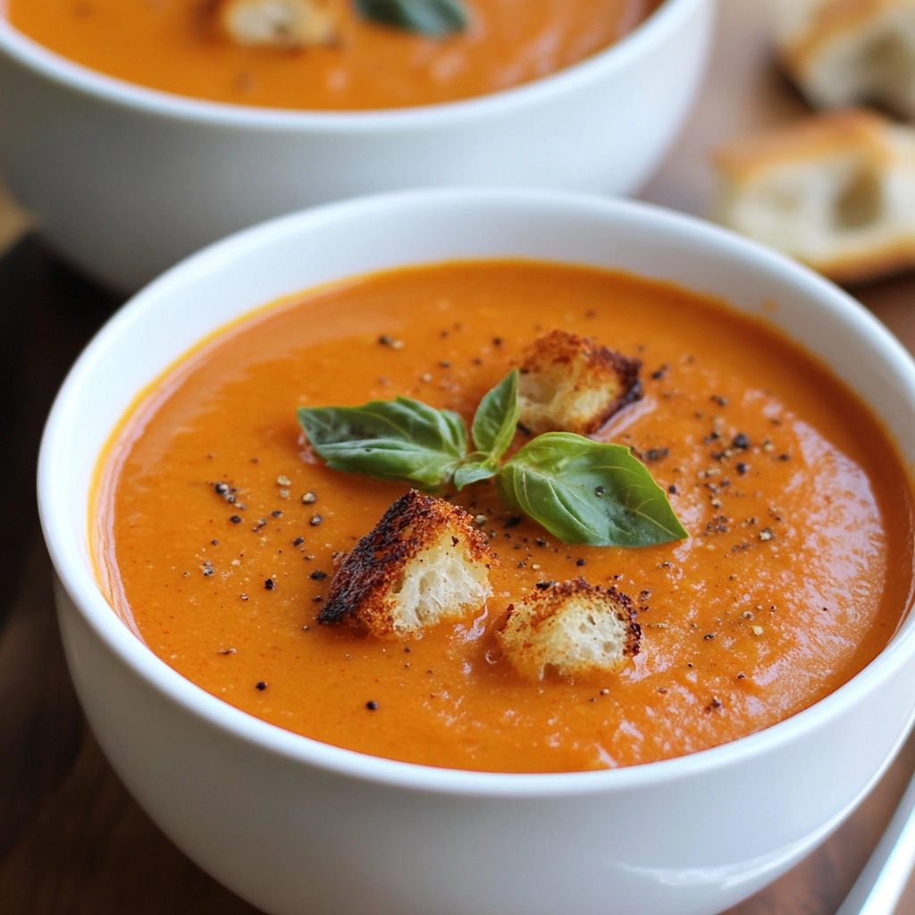 Easy Homemade Tomato Soup Recipe