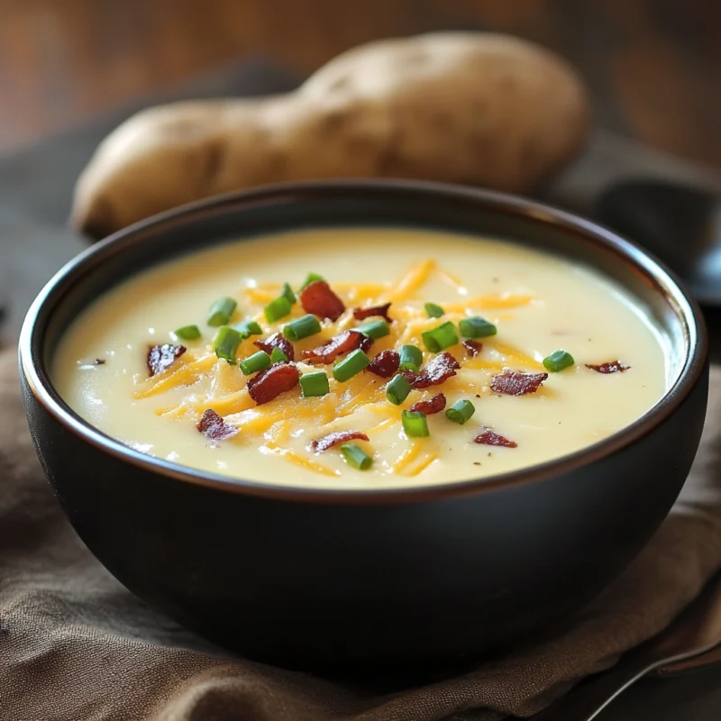 Baked Potato Soup - Creamy & Comforting