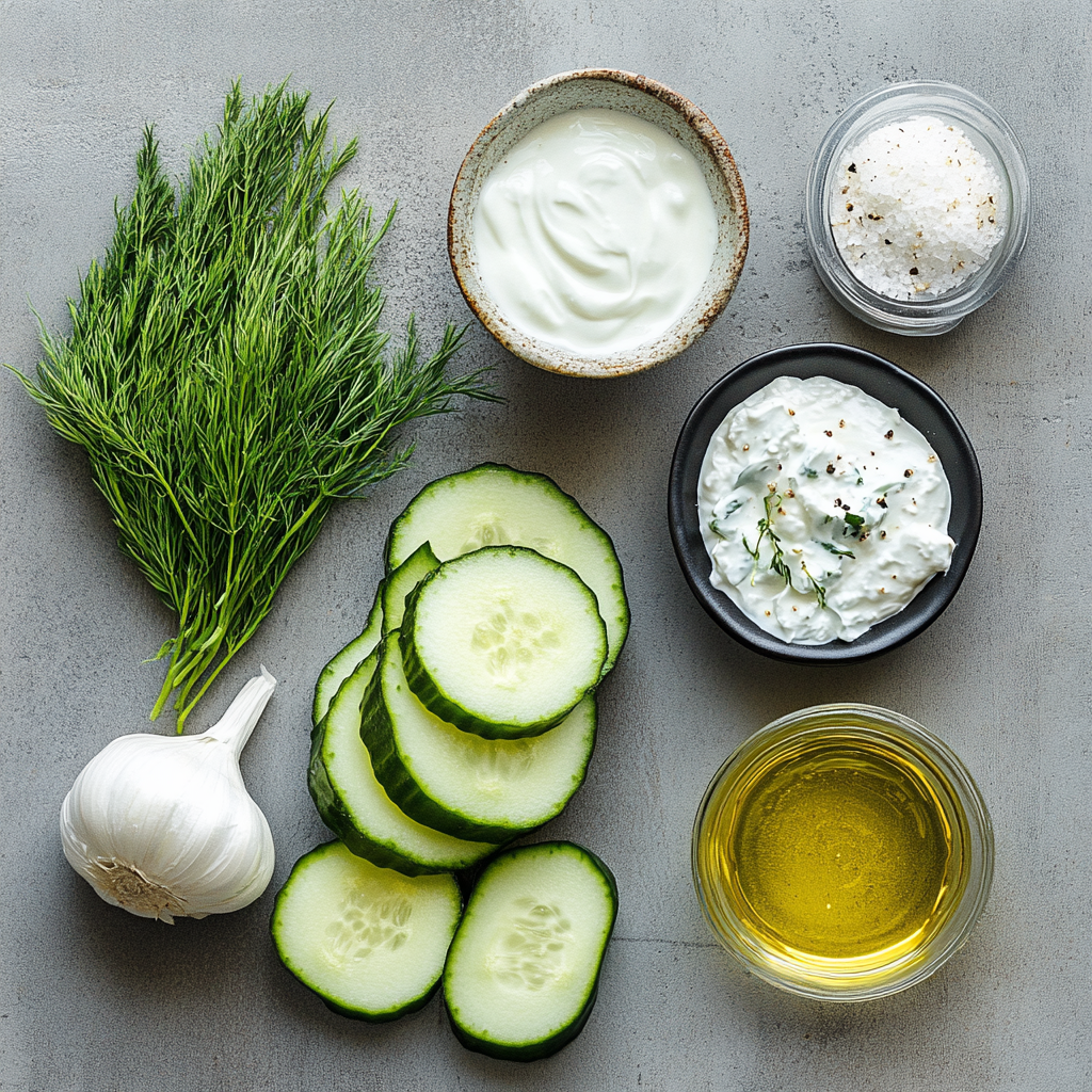 Creamy Cucumber Salad Recipe