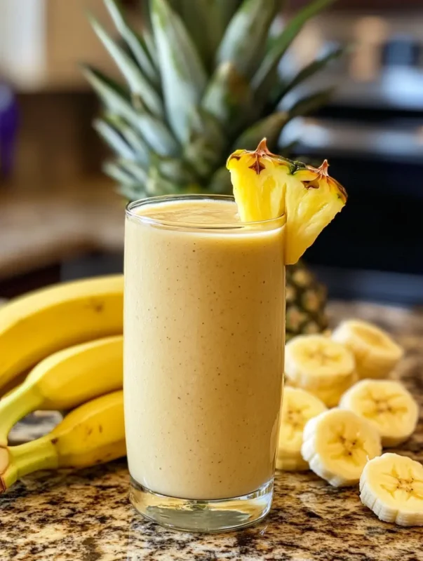 Pineapple and Banana Smoothie