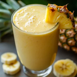 Pineapple and Banana Smoothie