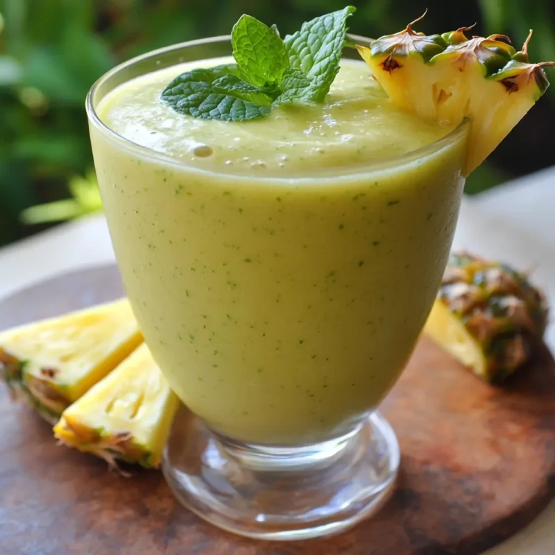 Pineapple and Banana Smoothie