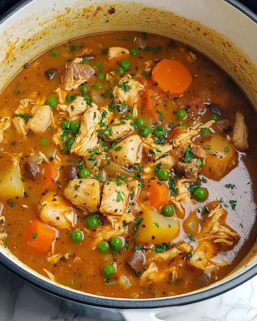 Easy Slow Cooker Chicken Stew Recipe