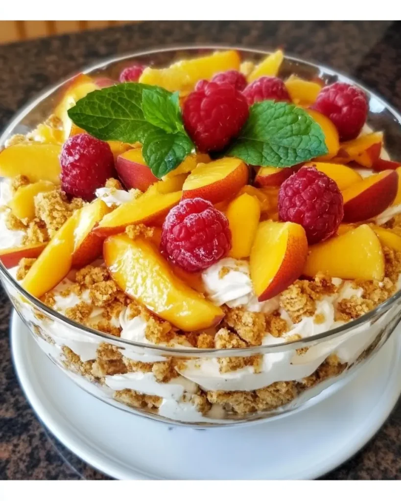 Peach Cobbler Cheesecake Fruit Salad Recipe 2 0 3 23