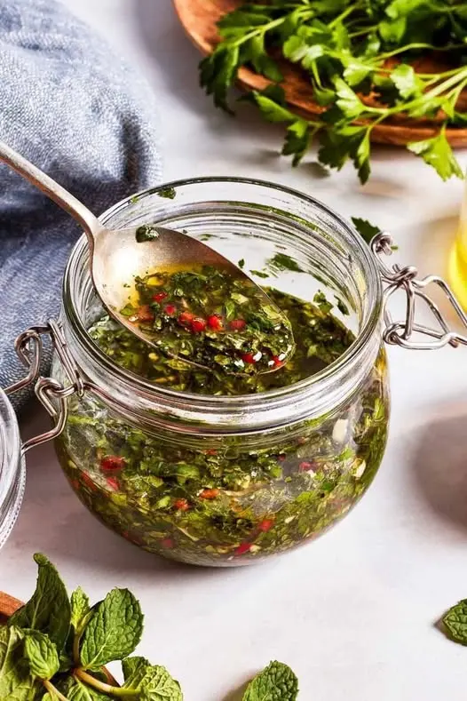 Grilled Surf & Turf Skewers with Chimichurri: A Backyard BBQ Hit 12 Homemade Chimichurri