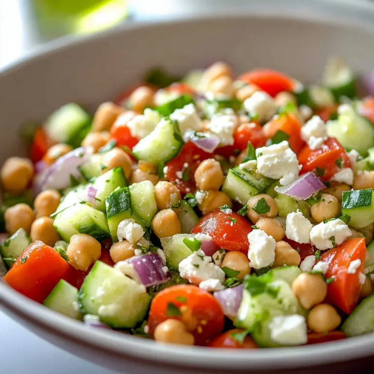 Easy Summer Salad Ideas You’ll Want All Season Long 3 Cucumber Chickpea Mediterranean Salad