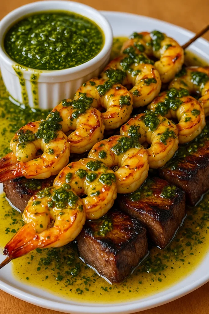 Grilled Surf & Turf Skewers with Chimichurri: A Backyard BBQ Hit 13 grilled surf and turf skewers recipe