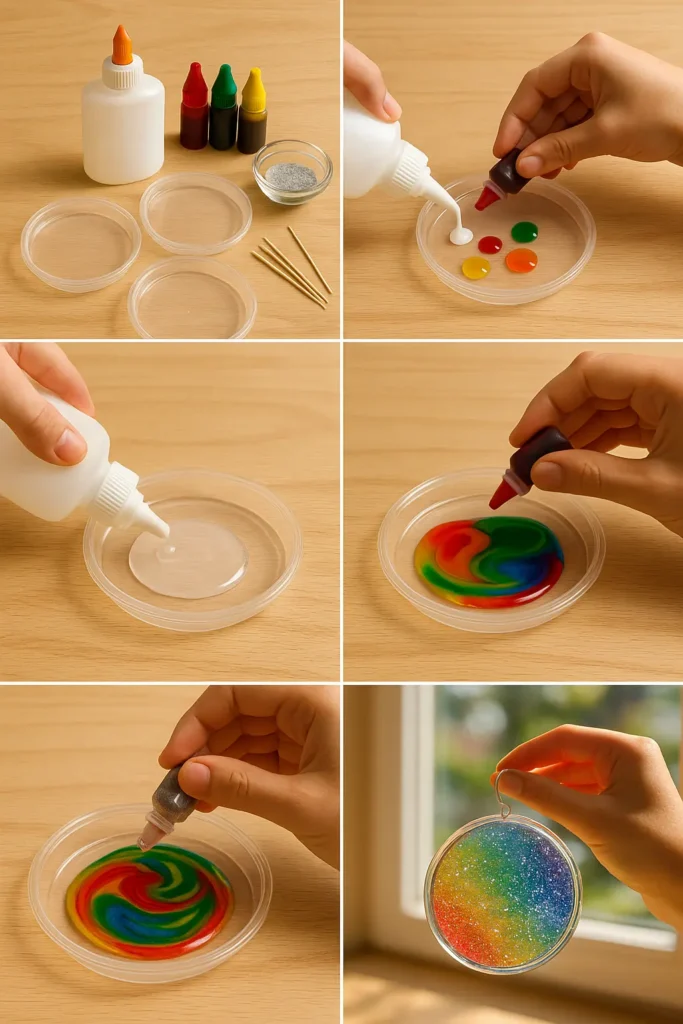 How to Make Clear Glue Mosaic Suncatchers at Home (2025 DIY Guide) 9 2 2