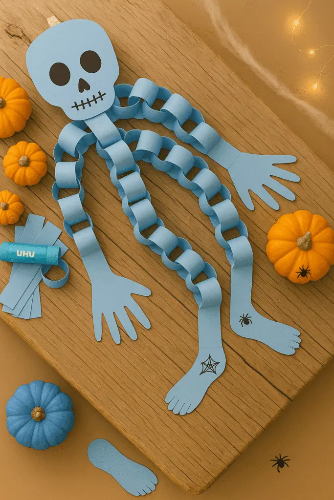 How to Make a Simple Skeleton Paper Garland for Halloween 2025 3 3 1