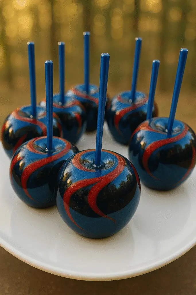 Black Poison Swirl Candy Apples Recipe (2025) – Spooky & Stunning Halloween Treats 3 3 6
