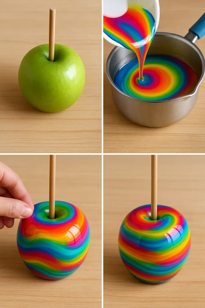 How to Make Rainbow Candy Apples at Home (2025 Guide) 9 3 6