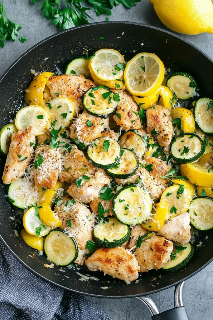 12 Quick & Healthy Chicken Breast Recipes | Weeknight Dinner Ideas 5 Lemon Basil Chicken with Zucchini