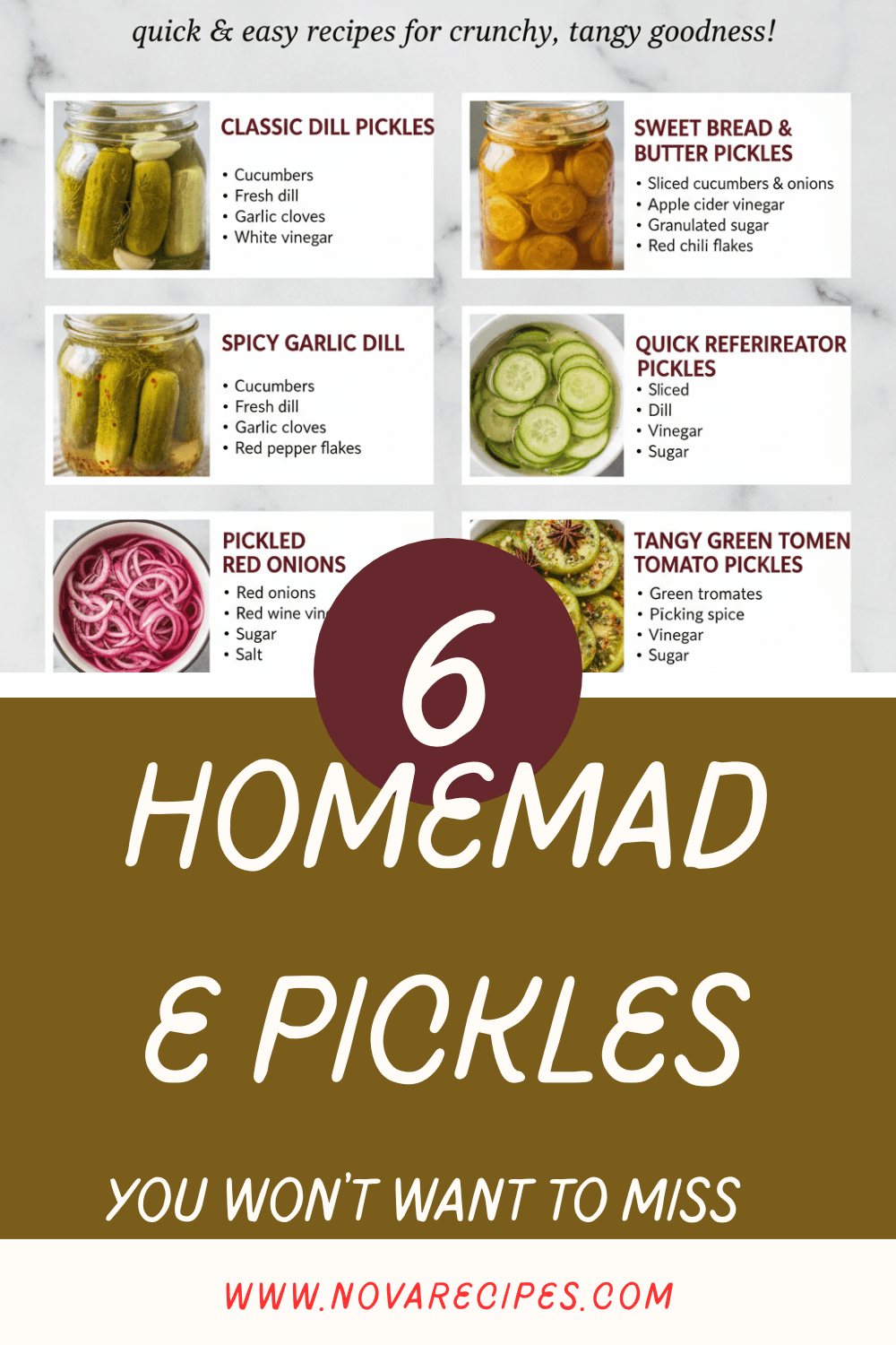 Homemade Pickles