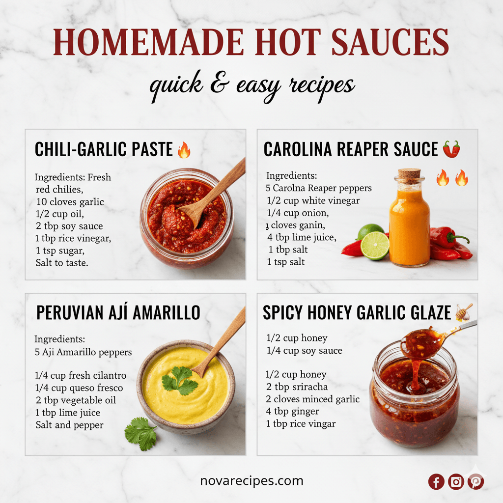 10 Irresistible Homemade Hot Sauces That Elevate Every Meal