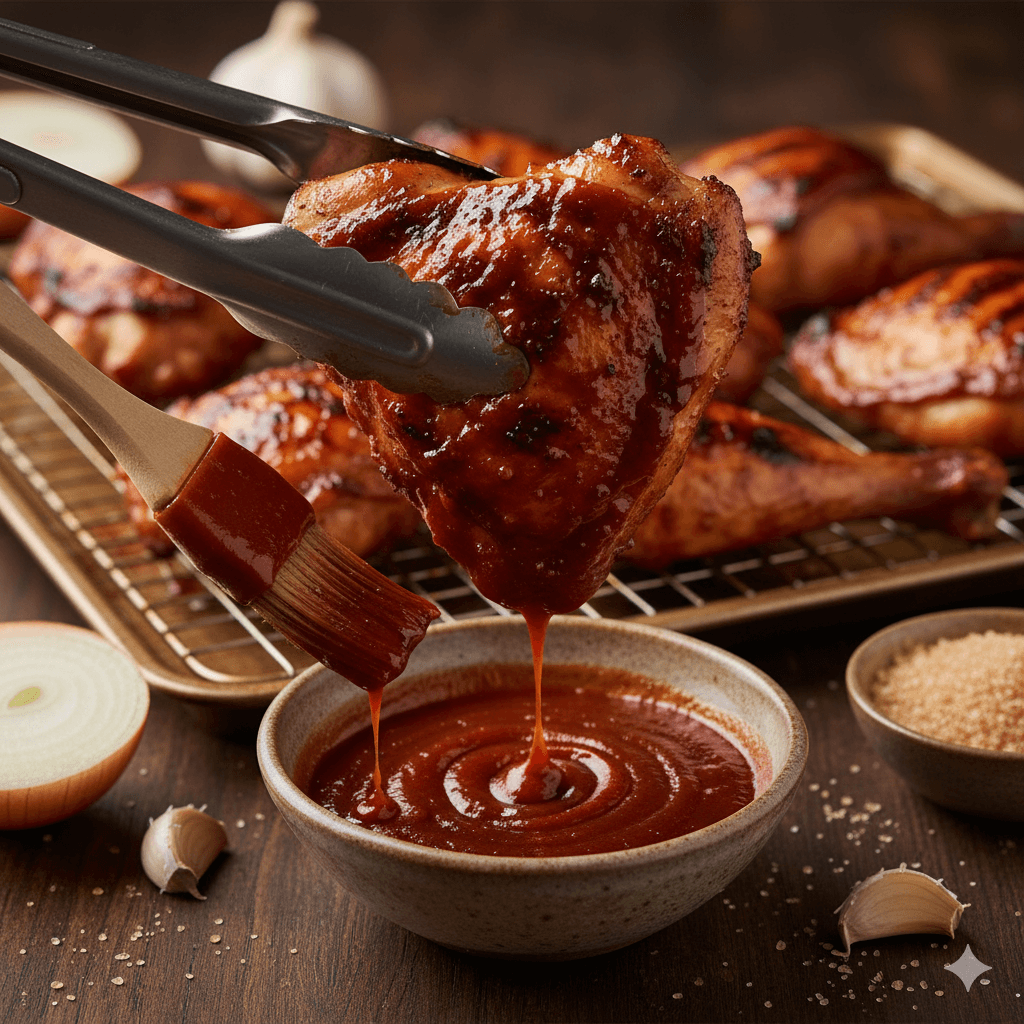 Ultimate Sticky BBQ Chicken with Homemade Sauce