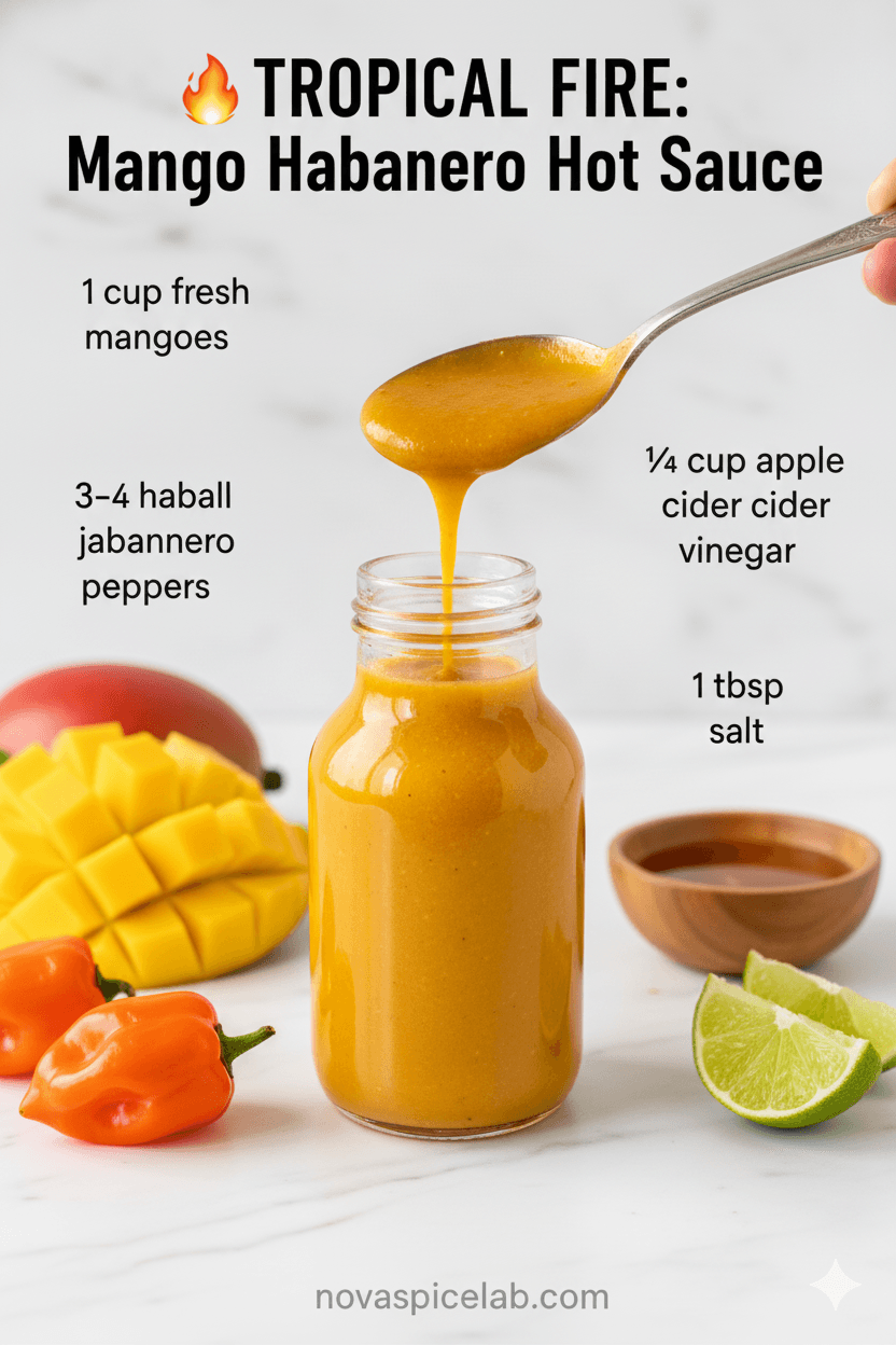 the Mango Habanero Hot Sauce