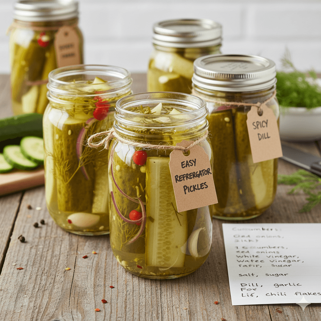 6 Homemade Pickles
