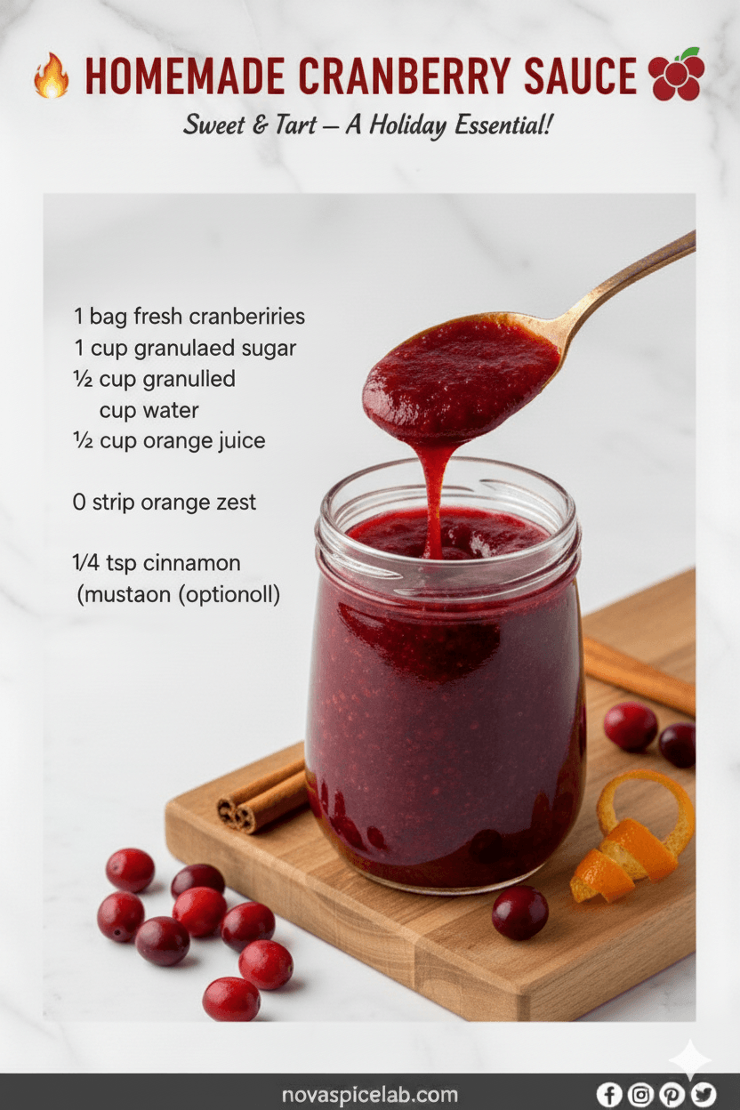 Cranberry Sauce: Th Sweet-Tart Star of Every Holiday Table