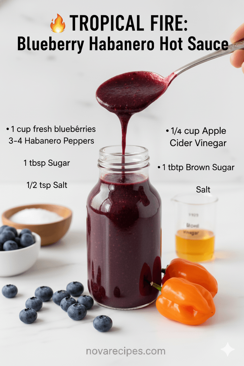 Blueberry Habanero Hot Sauce