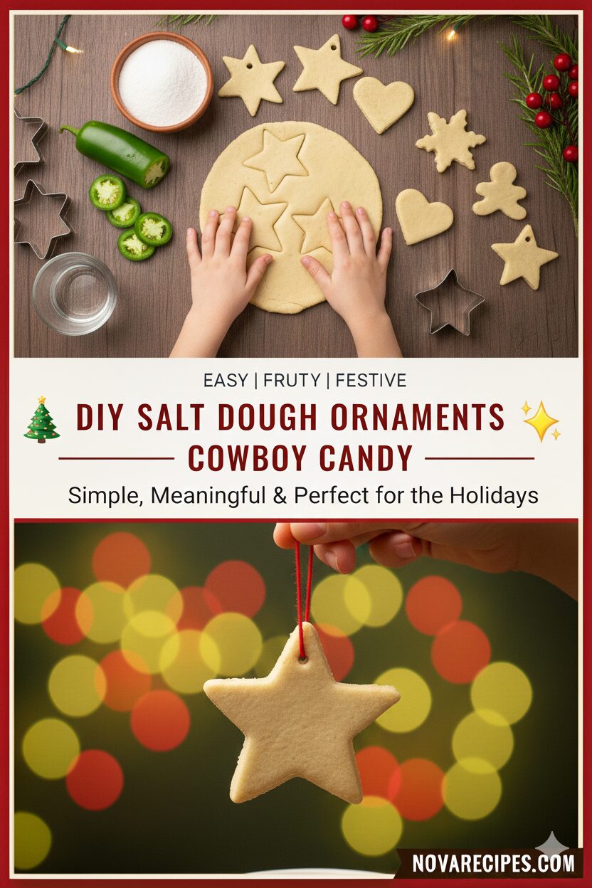 DIY Salt Dough Ornaments (Looks Like Real Sugar Cookies!)